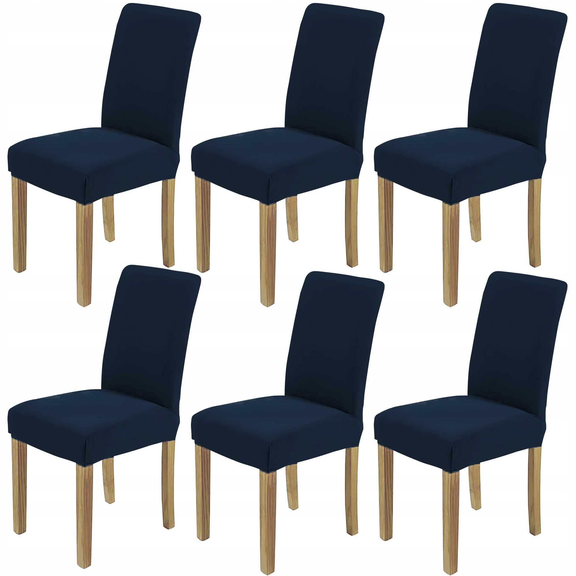 Pokrowce na krzesła elastyczne spandex 6 sztuk 13 kolorów