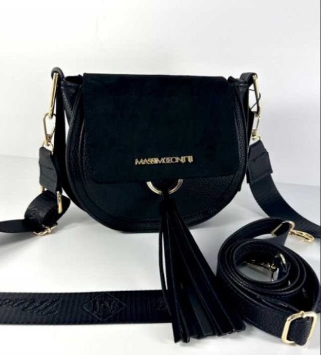 Massimo Contti listonoszka z pięknie zdobiona klapką