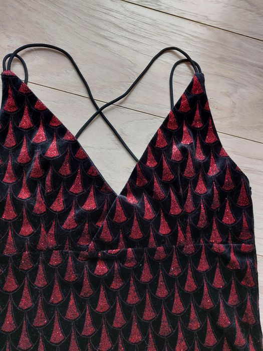 Welurowa koszulka damska