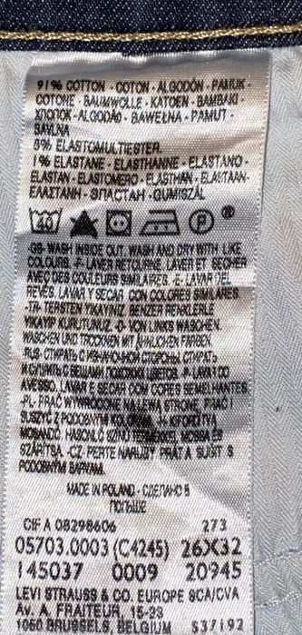 W26 L32 Levi’s jeansy Demi Curve skinny 26 Levi Strauss