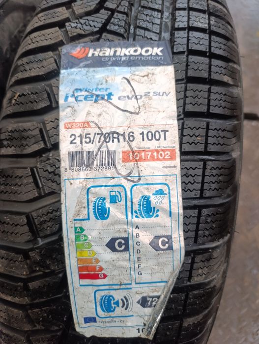 215/70R16 100T Hankook Winter i*cept evo 2 SUV opony 4 szt zima nowe