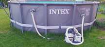 Basen Intex Ultra XTR 19 kubików wody  pompa zasyp szkło Skimmer dodat
