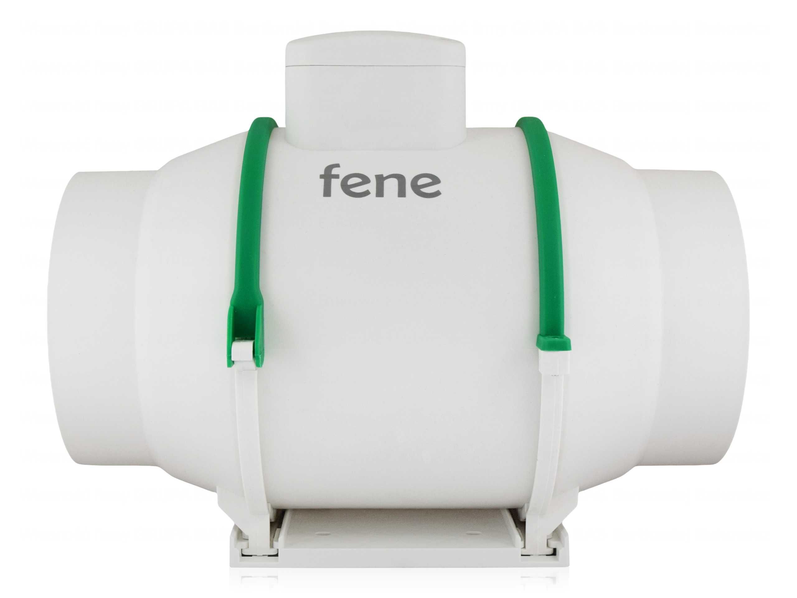 Wentylator kanałowy 530m³/h plastikowy domowy łazienkowy wydajny 150mm