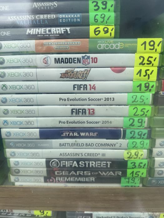 MEGA gry konsola Xbox 360, Minecraft, GTA IV V, Lego, Tekken, WOW