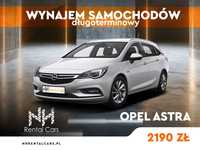 Wynajem samochodu długoterminowy Opel Astra 1,4 125KM 2019