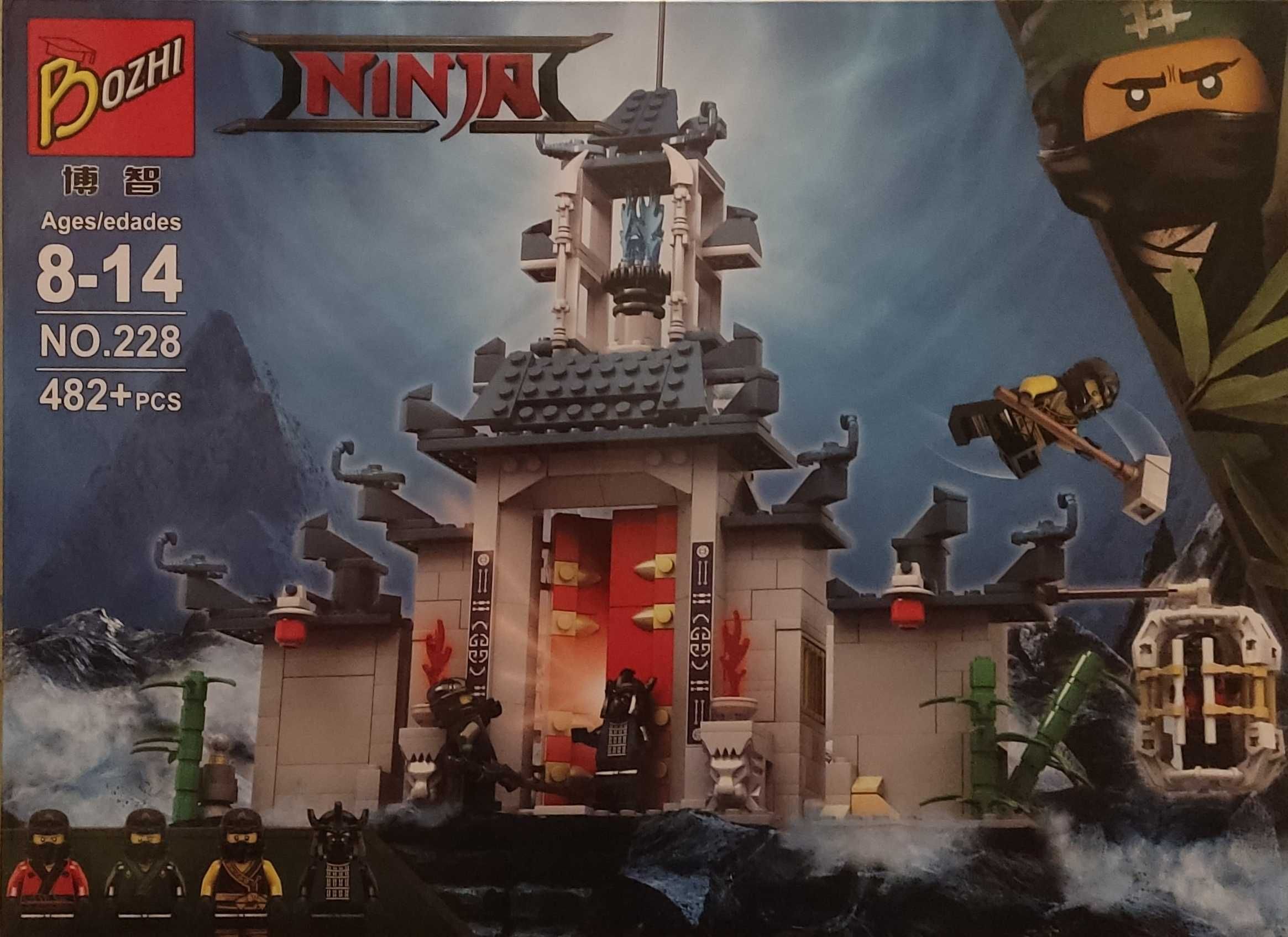 Klocki Ninja Go ponad 480 elementów, kompatybilne z lego