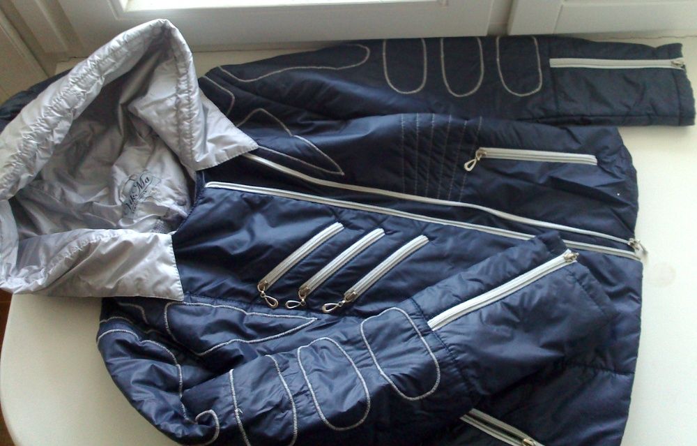 34-36р. Стёганая куртка с капюшоном vik ma демисезон