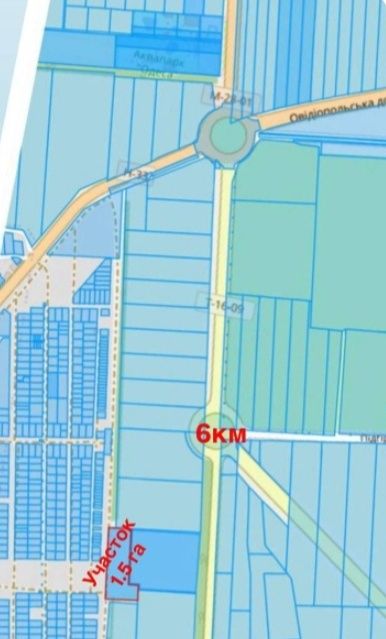 Продам участок Авангард 7 км. 3га фасадом на трассу