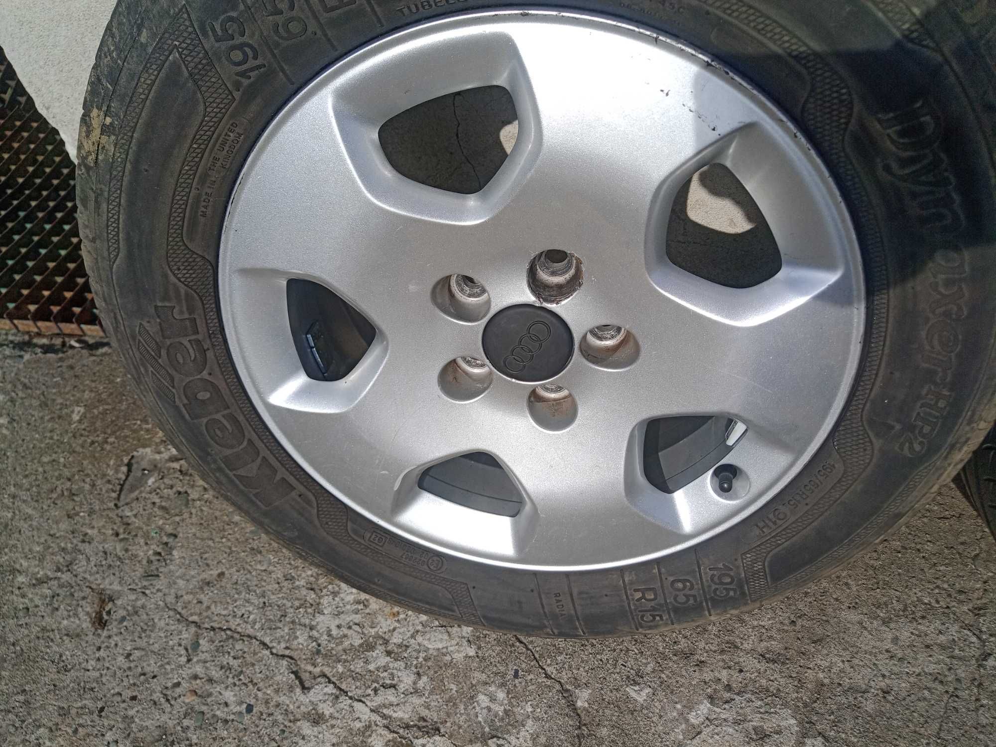 Audi a3 GOLF  15" 5x100 koła kola alumy felgi opony lato letnie borbet