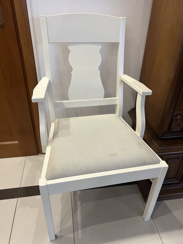 Krzesło białe ikea Ingatorp