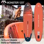 Deska SUP Pompowana 366CM 180KG Wiosło Pompka Plecak MONSTER