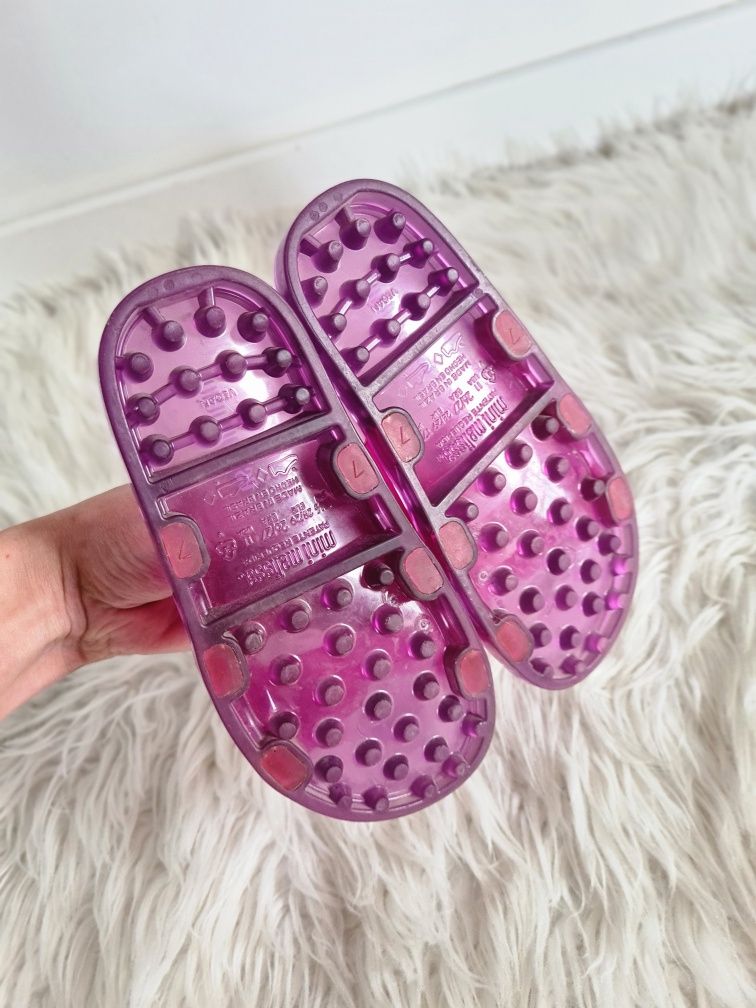 Mini Melissa 28 29 17,5cm klapki dziecięce gumowe meliski róż