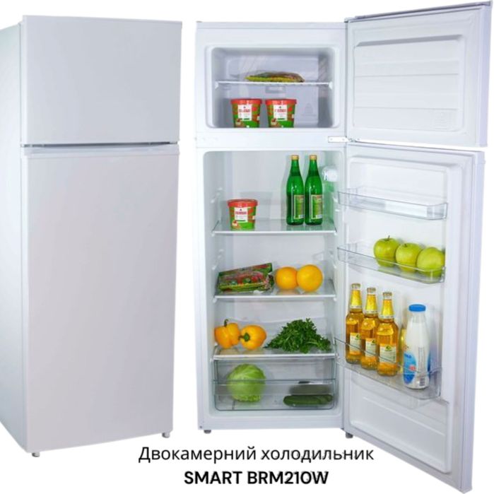 Двокамерний холодильник SMART BRM210W