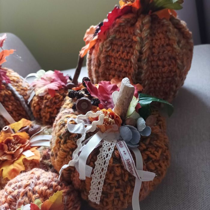 Szydełkowe dynie. Komplet