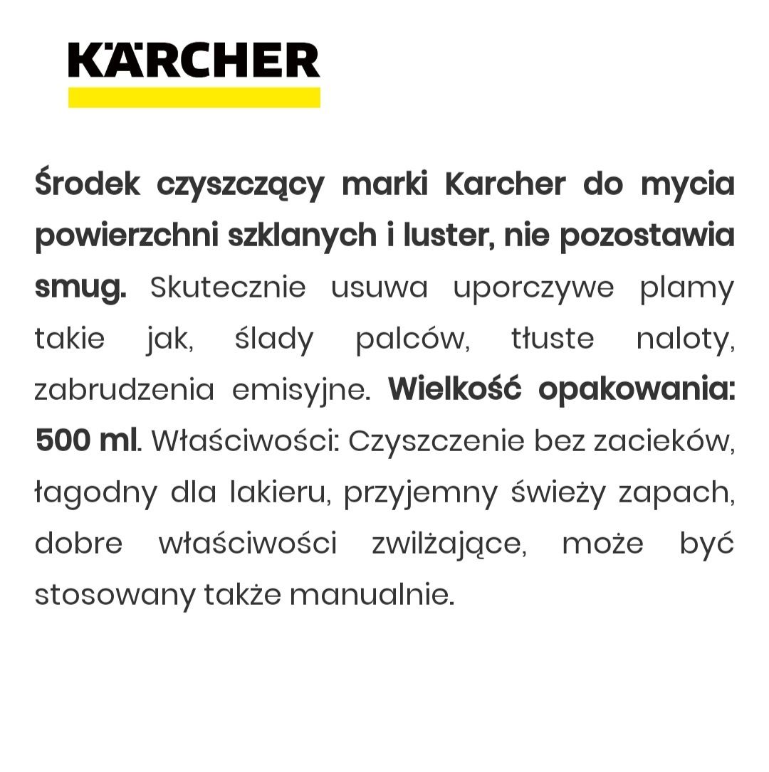 Koncentrat do czyszczenia szkła Karcher