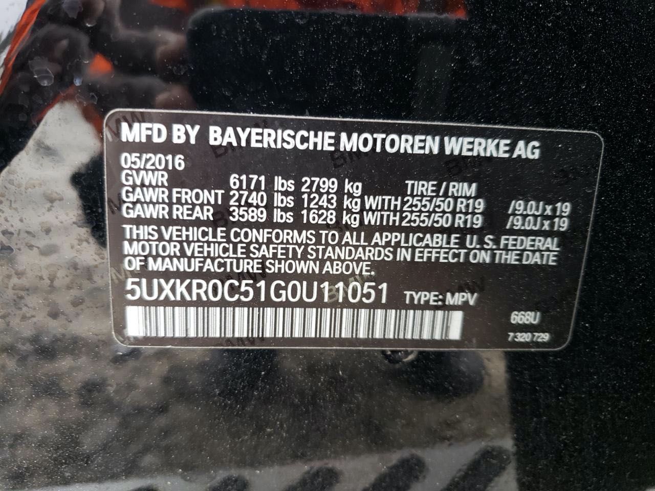 BMW X5 Xdrive35I 2016