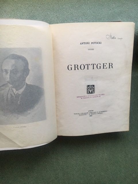 Grottger Antoni Potocki 1907r książka z rycinami