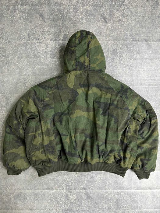 Бомбер двосторонній камо с мехом куртка курточка пуховик мех MA-1 M S