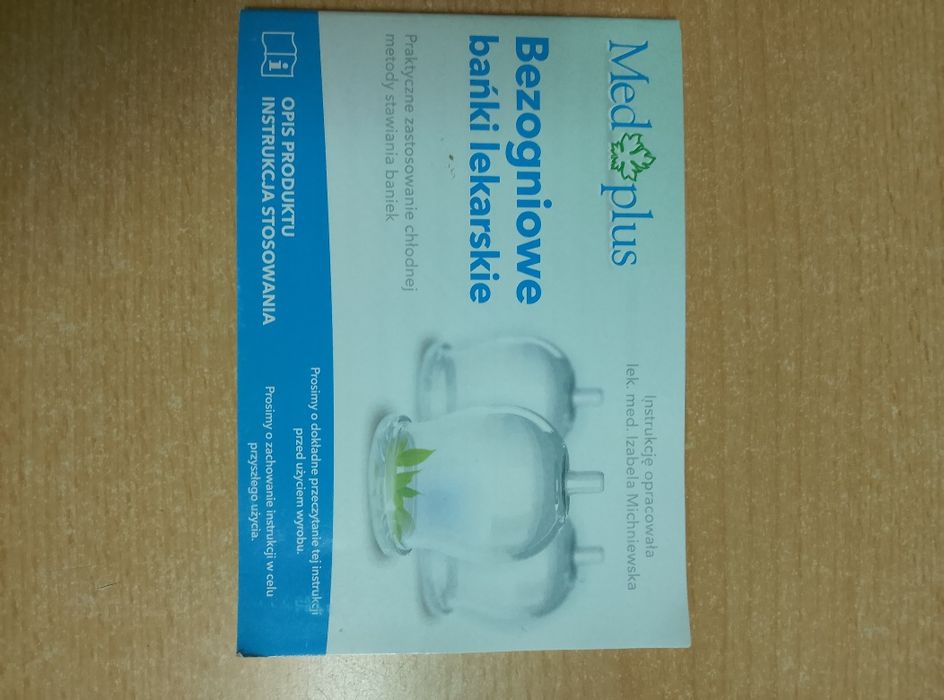 Bezogniowe bańki lekarskie Med Plus 8 sztuk