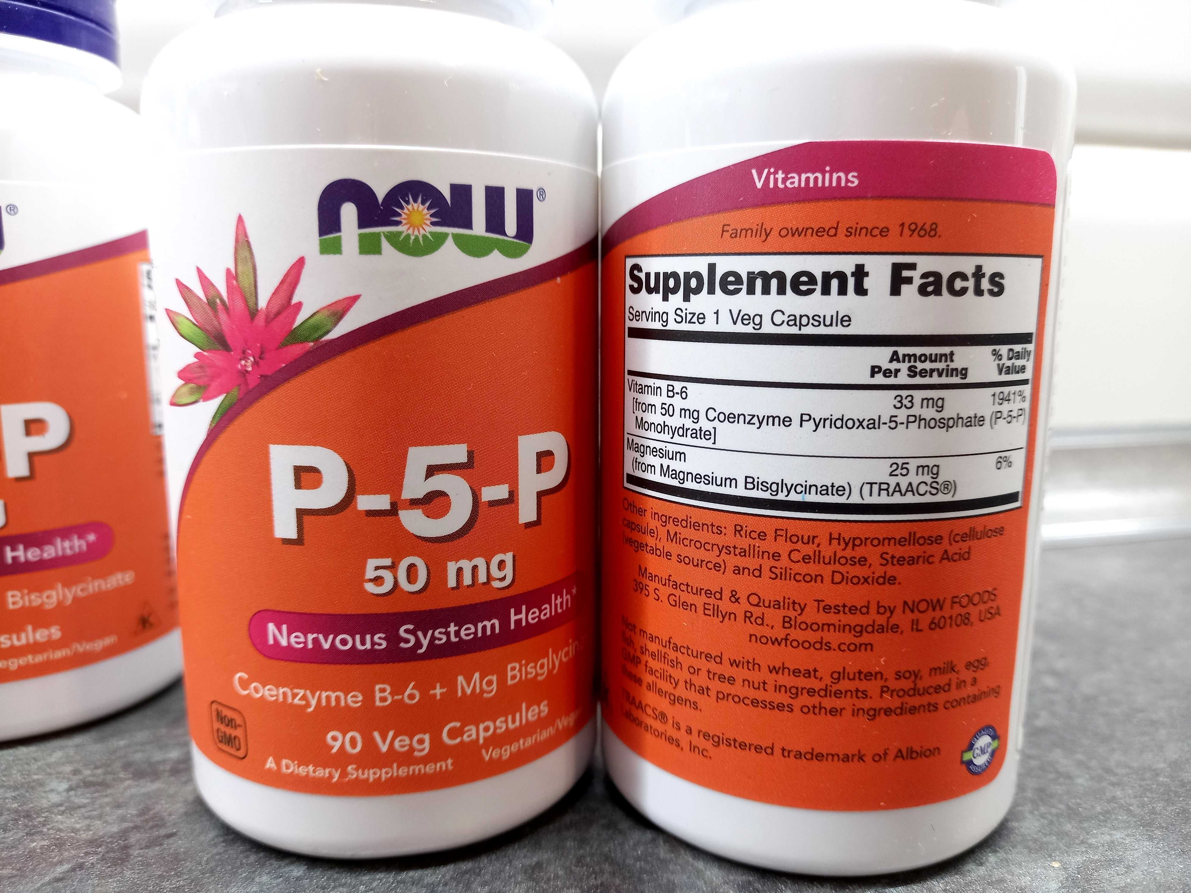 Now Foods, P-5-P 50 мг(90 капс.), магний В6, Р-5-Р, магній В6