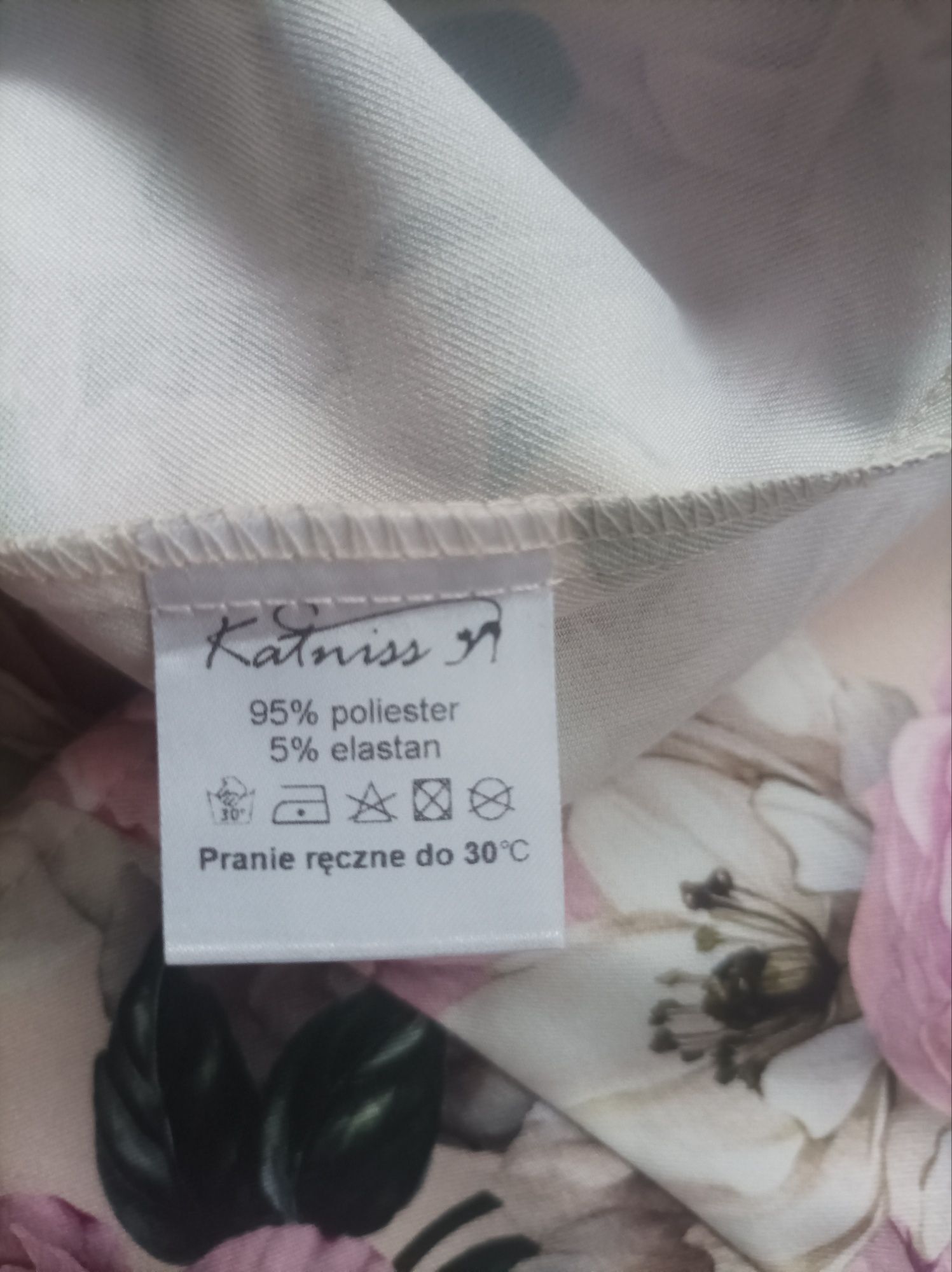 Sukienka mini w kwiaty S, stan idealny