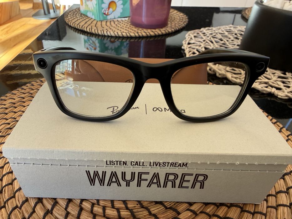 Smart okulary z AI, kamera i fotochromem, Ray-Ban Meta Wayfarer RW4008