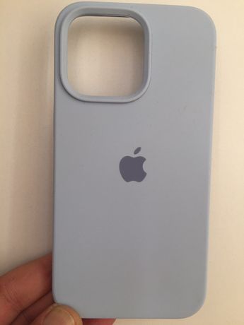 Iphone 13 Pro - Capa Silicone Macio Blue Fog Original Apple