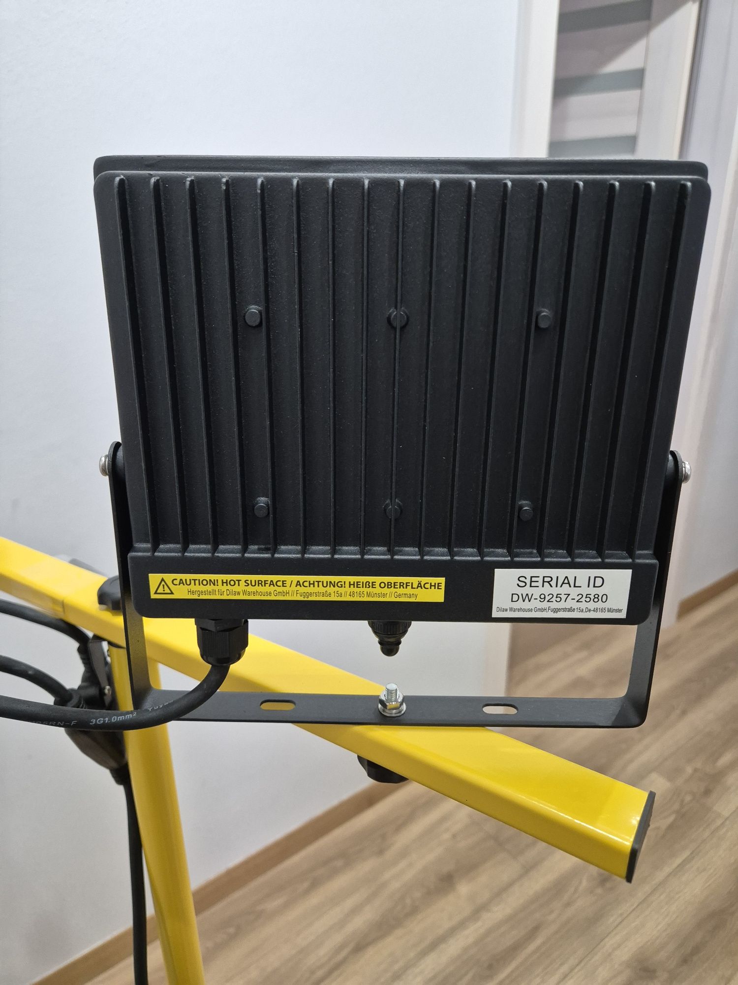 MASKO Reflektor Budowlany LED Ze Statywem Podwójny 2x50 W + PILOT