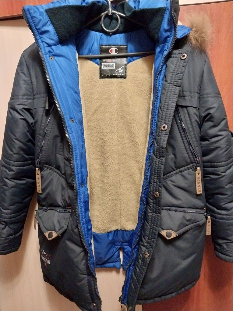Зимова куртка для хлопчика підлітка
