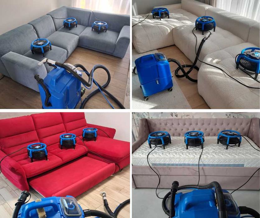 Pranie, czyszczenie tapicerki meblowej i wykładzin oraz  ozonowanie