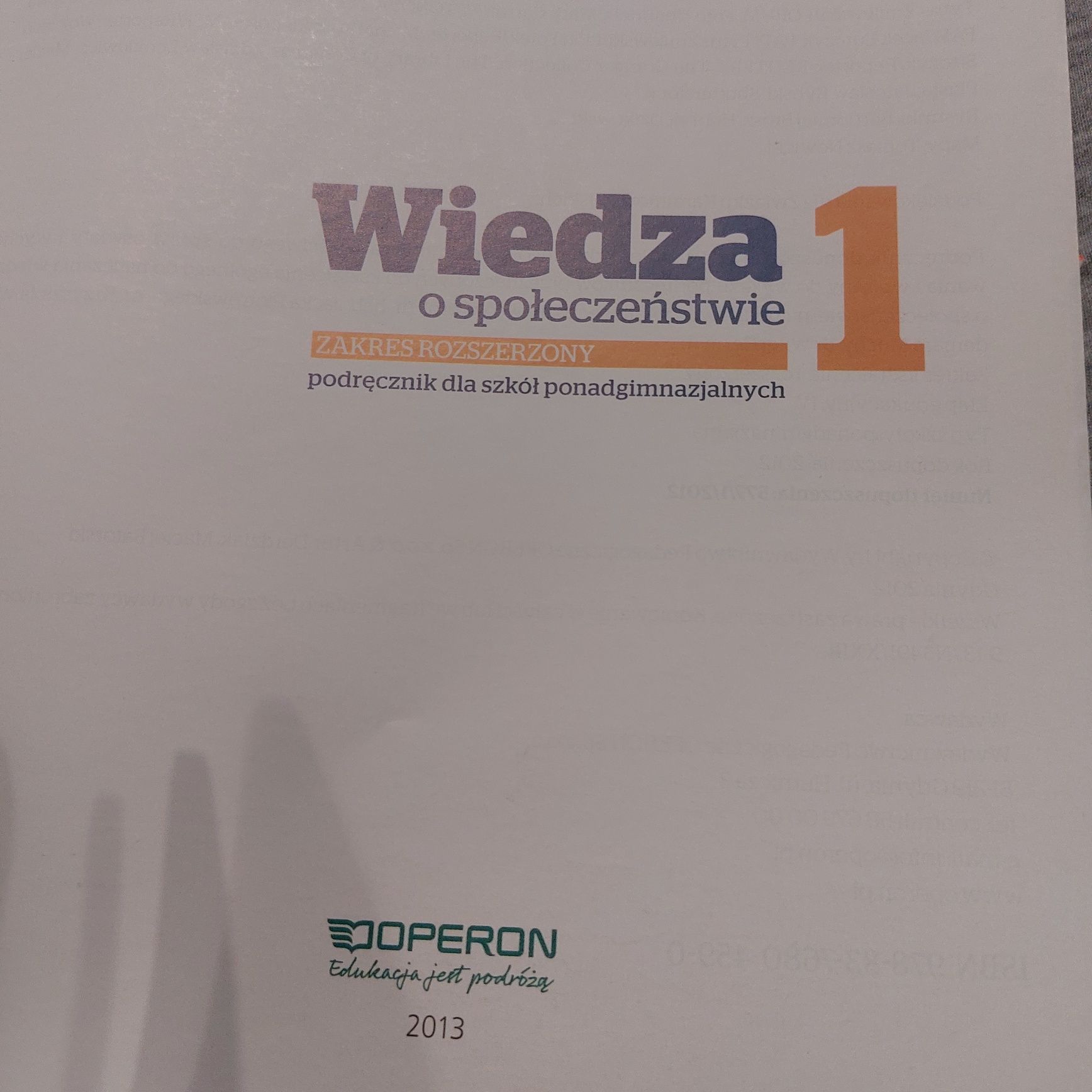 Ciekawi świata 1 wiedza o społeczeństwie 2013