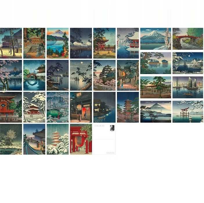 Tsuchiya Koitsu zestaw pocztówek  30 szt. Nowe