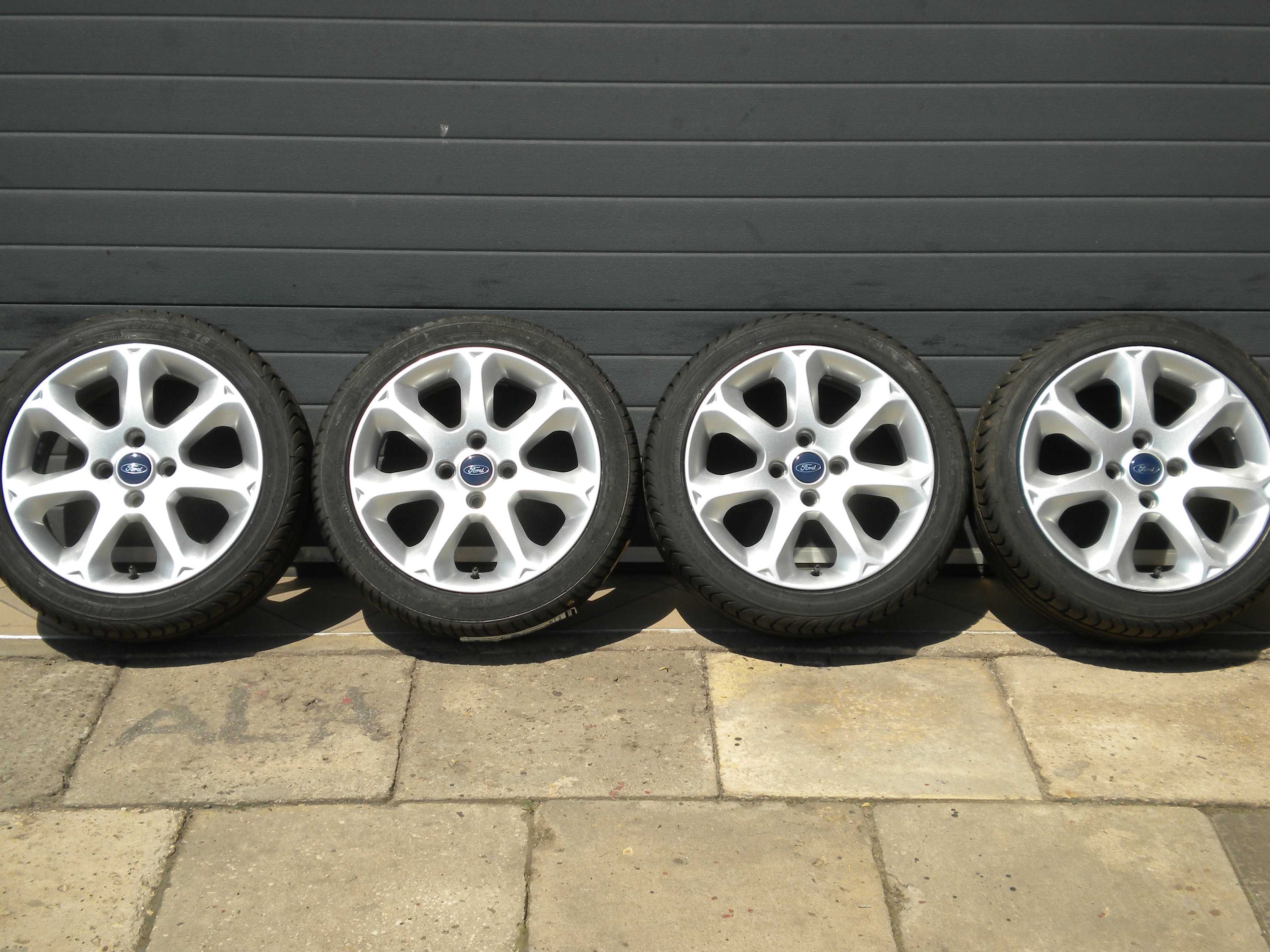 Koła letnie aluminiowe 16 4x108 Ford Fiesta VI VII + TPMS + nowe opony