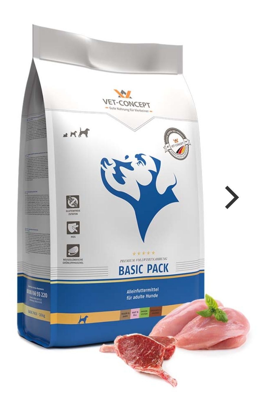 BASIC PACK - Wysokostrawna karma premium dla aktywnych psów(114) 15 kg