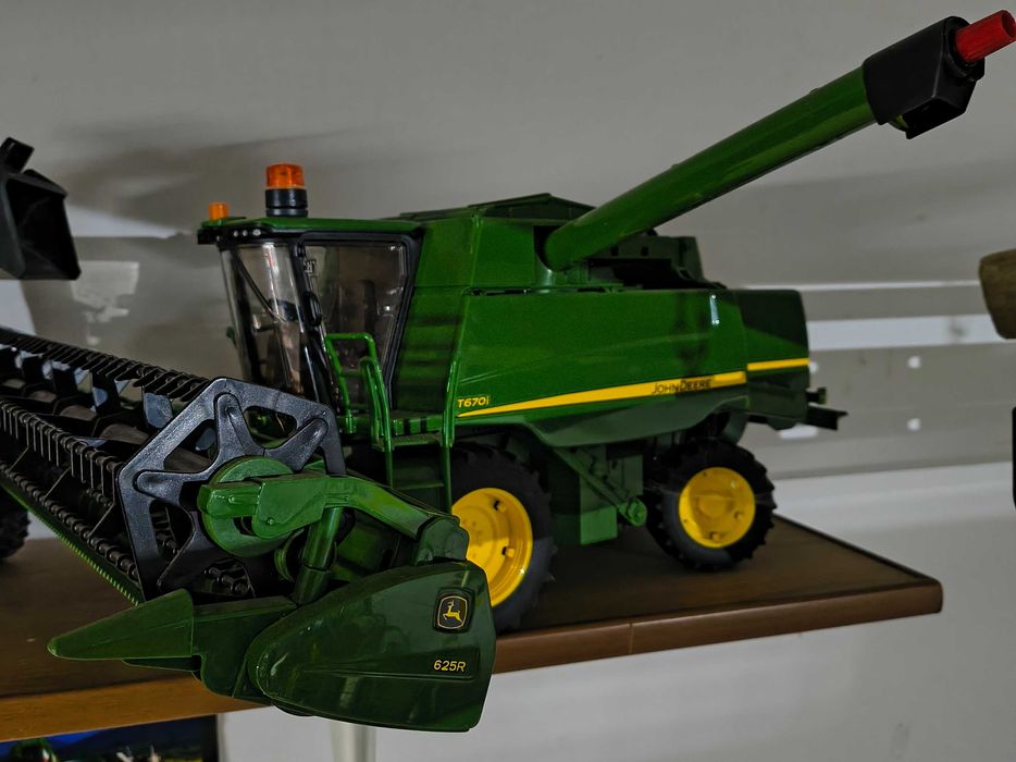 Bruder mix zabawek Fend, Kombajn JD itd