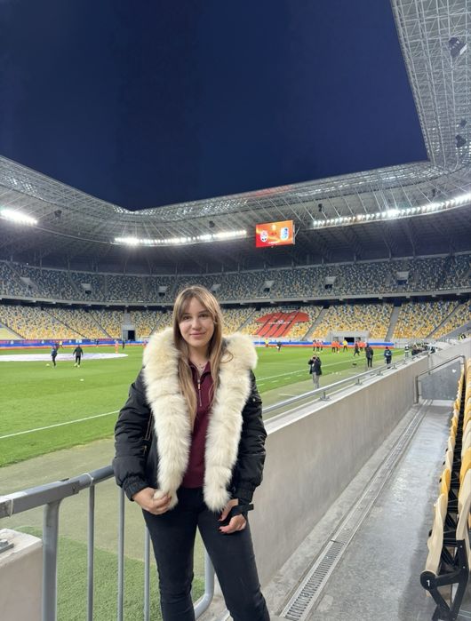 Бомбер з натуральним хутром