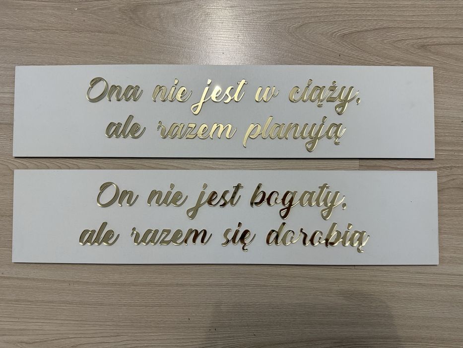 Tablice rejestracyjne ona nie jest w ciąży on nie jest bogaty ślub