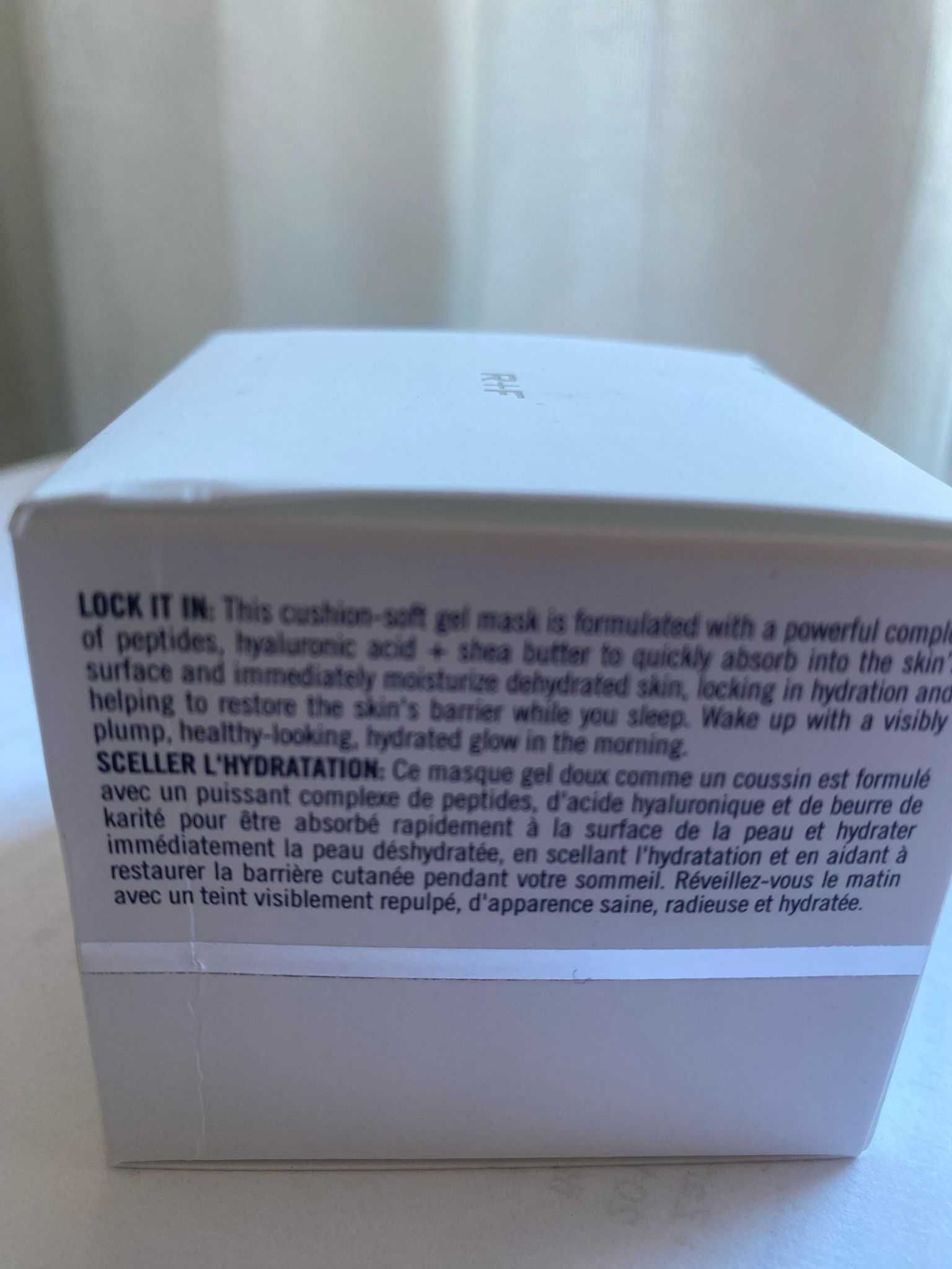 Rodan + Fields krem-żel Hydra Mask z peptydami na noc