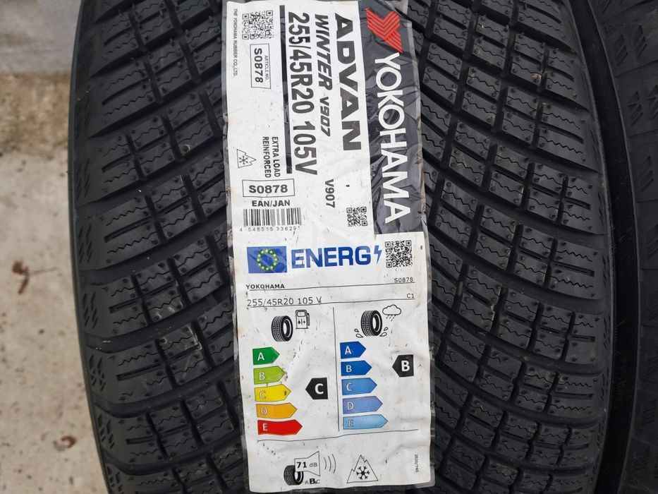 Резина зимова, НОВА, 255/45 R20 Yokohama Advan Winter V907 2025 рік