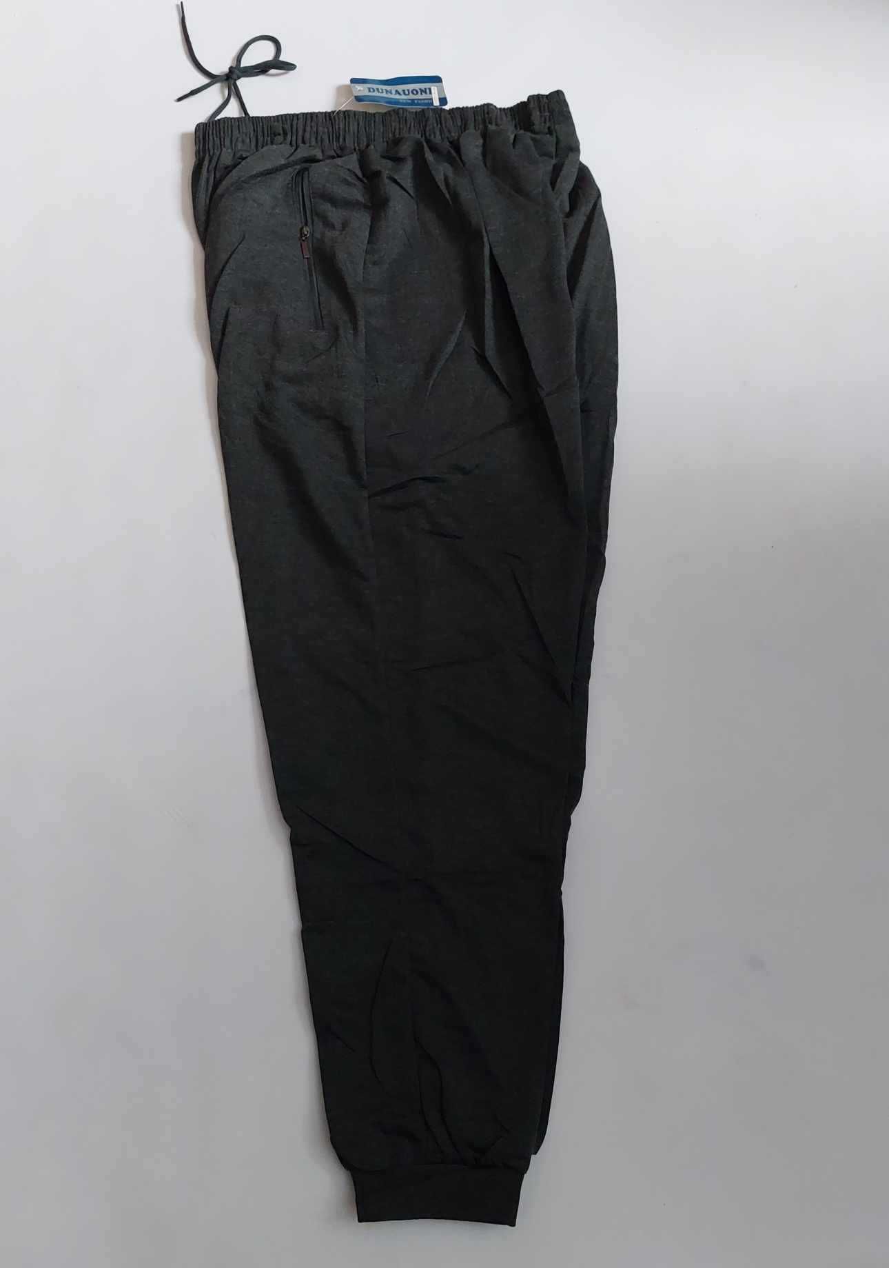 Spodnie męskie dresowe ściągacze sz Dunauone Y-4777 r 6XL pas do 134cm