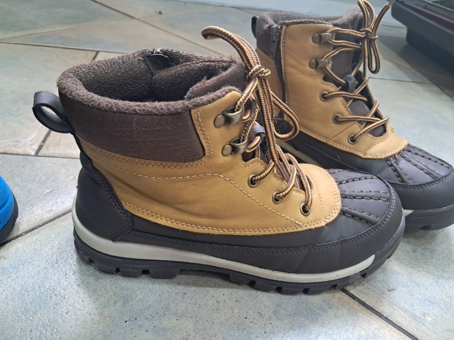 Kozaki 2 pary śniegowce zimowe r.38