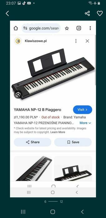 Do szkoły muzycznej pianino cyfrowe yamaha elektryczne org