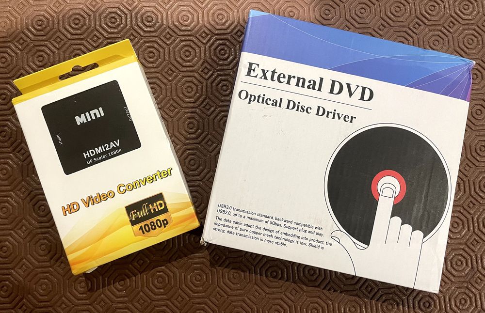 Leitor DVD externo novo