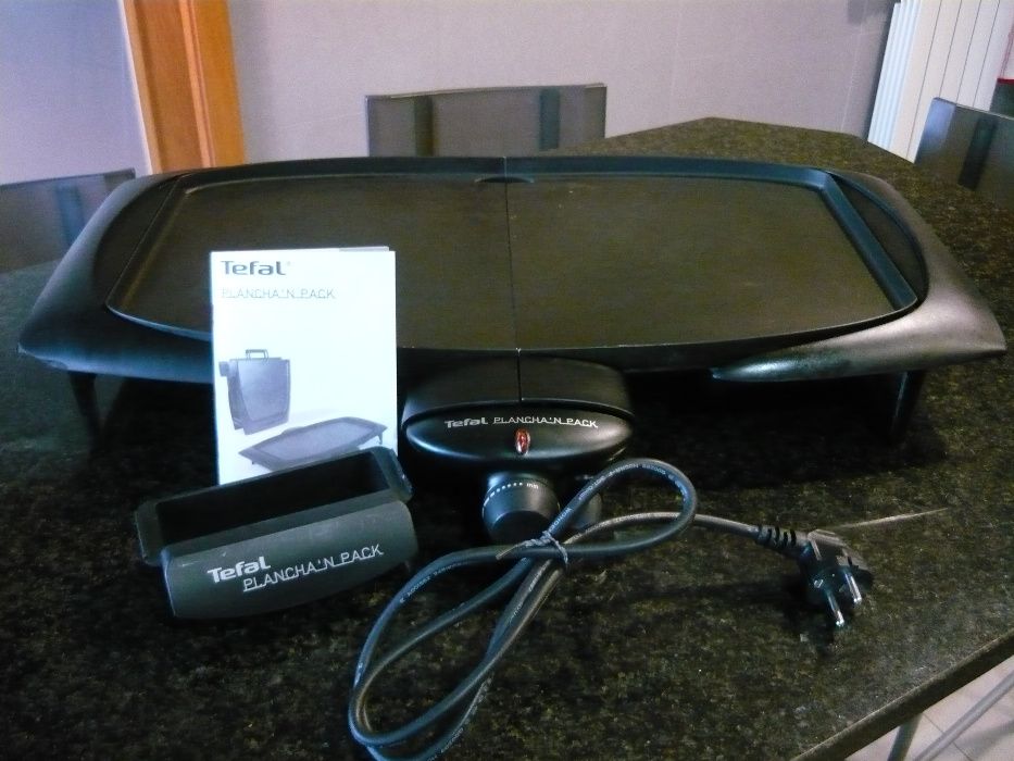 Grelhador Plancha "Tefal" - Plancha_N_Pack - Usado