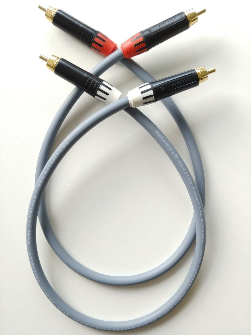 Melodika przewody rca 2x 0.5m mdc1110