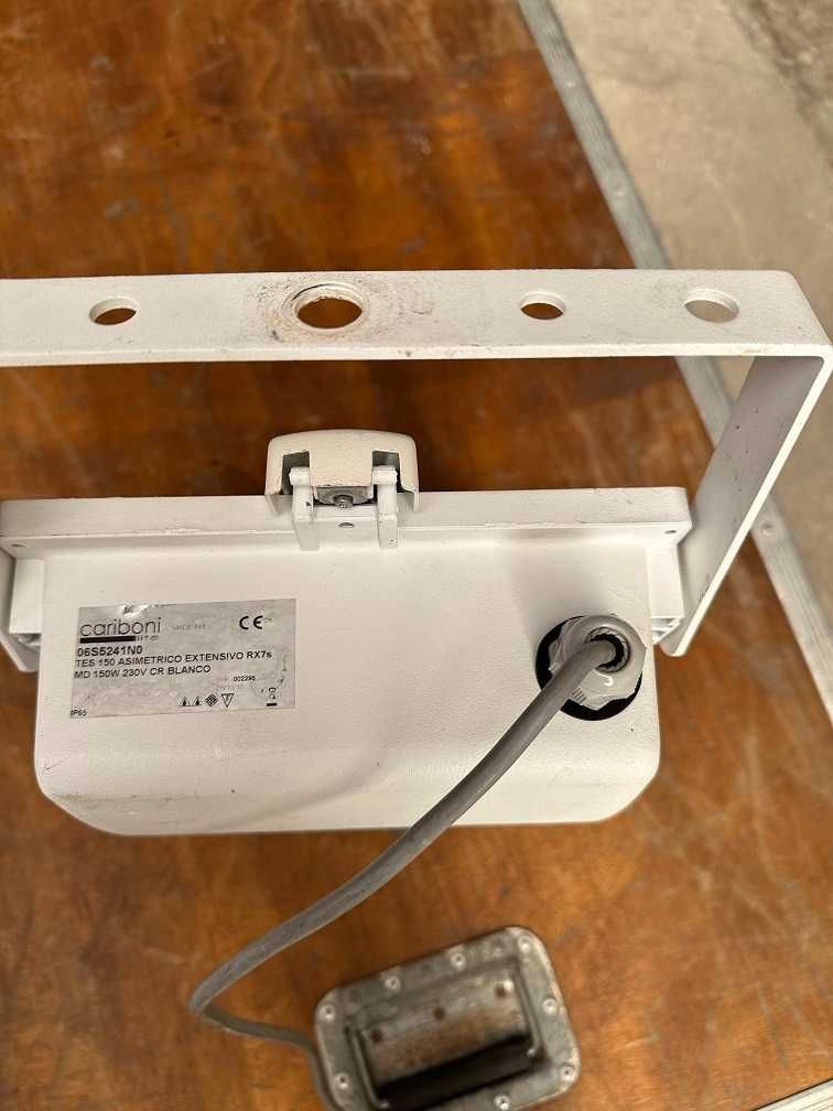 Projetor idodetos metálicos 150w branco (12 un)