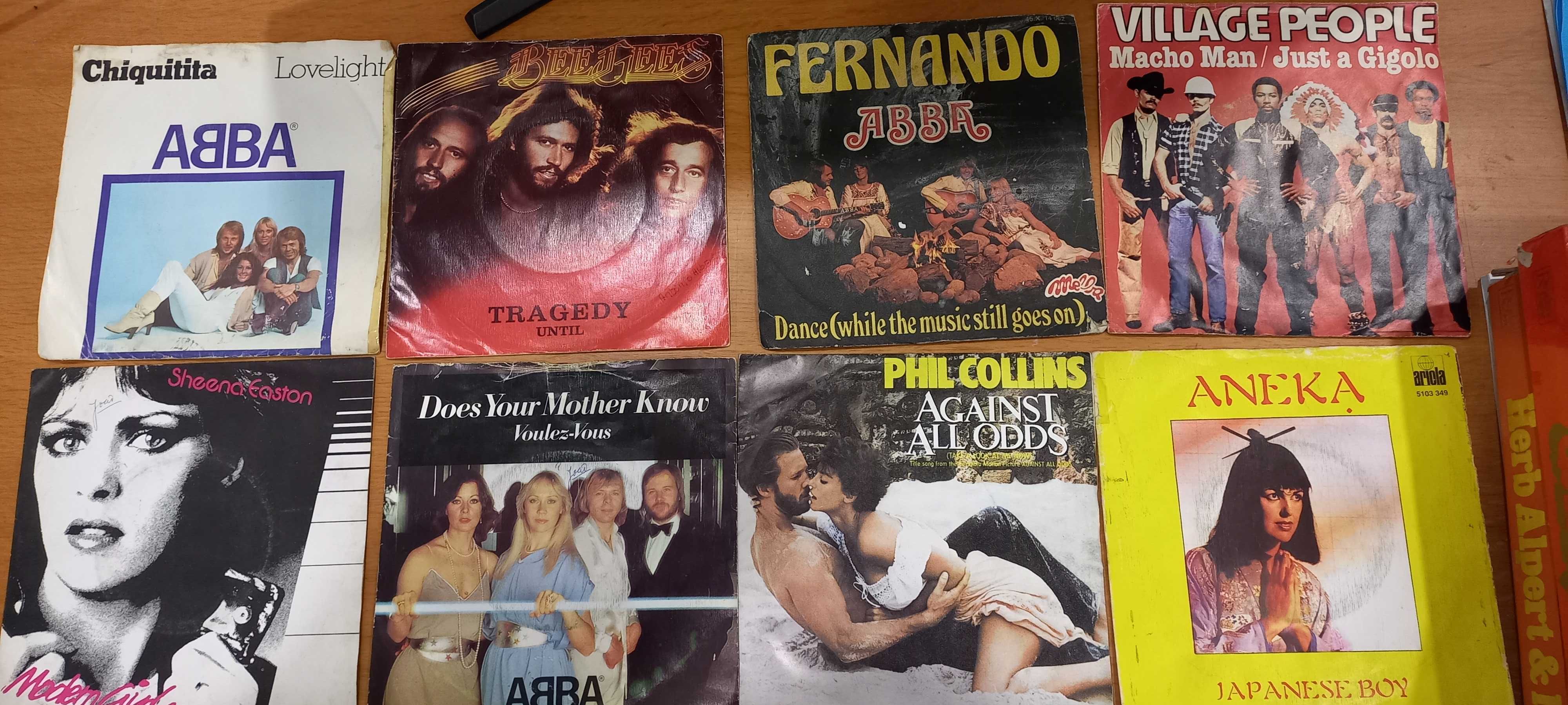 Lote 400 discos de vinil Singles