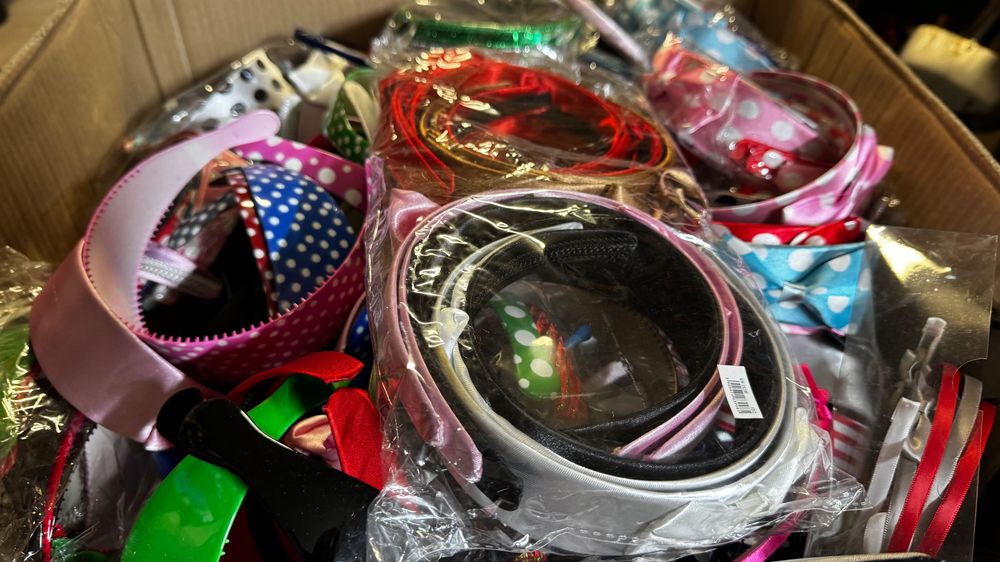 Opaski do włosów 200szt nowe