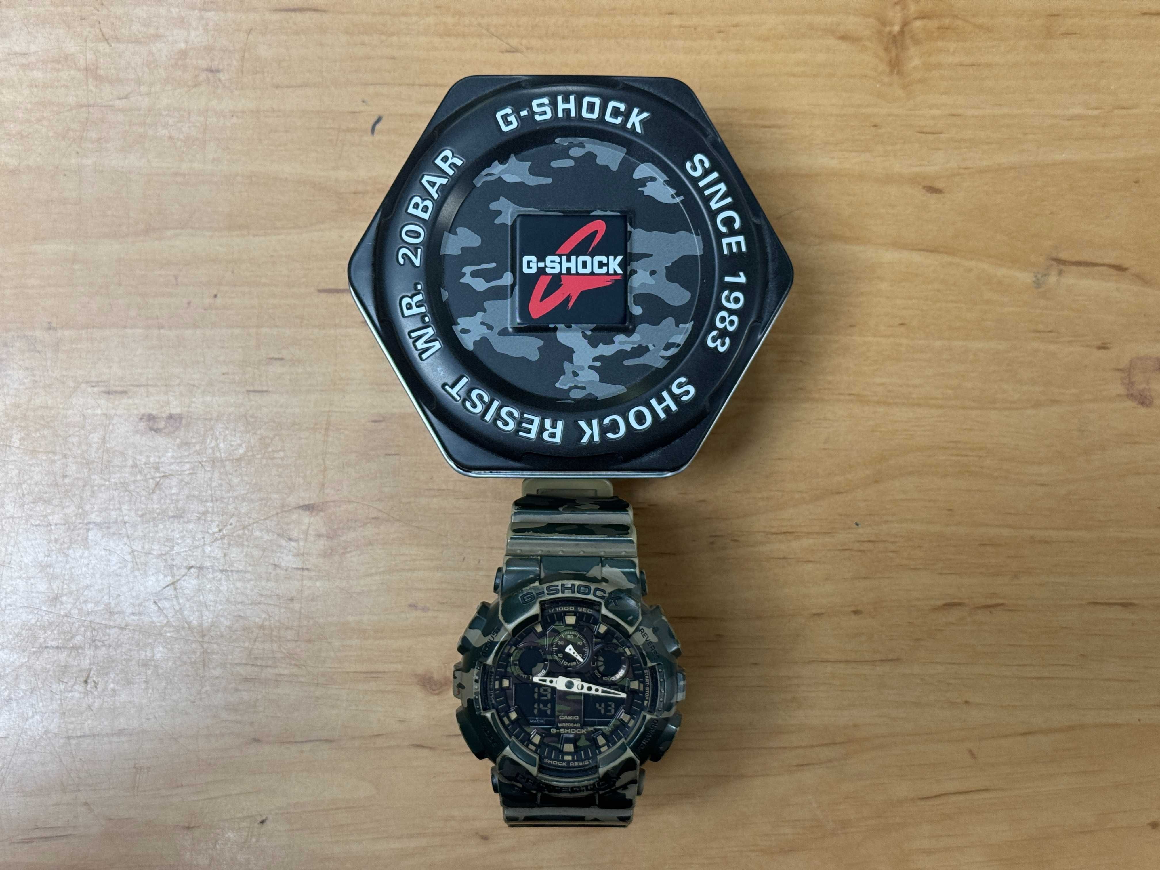 Zegarek Casio G-Shock GA-100CM moro