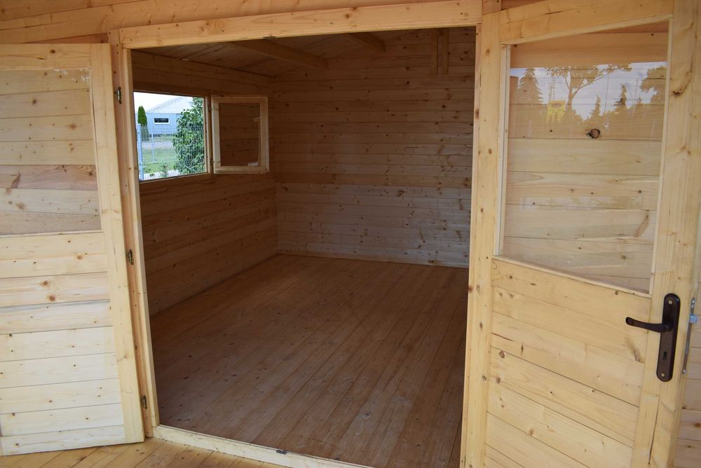 od RĘKI letniskowy DOMEK drewniany +TARAS*6x4*24 m2*ściany balik 34 mm